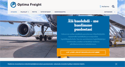 Desktop Screenshot of optimafreight.fi