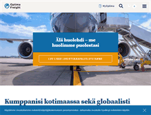 Tablet Screenshot of optimafreight.fi
